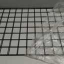 PATIKIL 24"x16" Wire Grid Panel, 2 Pack Board Photo Pictures Memo Display Grid Panels Hanging Organizer Wall Decorative Panel for Home Office Wedding, Black