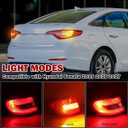 Tail Light Compatible with Hyundai Sonata 2015 2016 2017 Replaces 92402C2000 HY2805129 (Right Passenger Side)