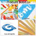 Qilery Bookshelf Bulletin Board Set Motivational Classroom Decor Reading Library Bulletin Board Set Inspirational Cutout for Back to School Classroom Decoration (Amazing Thing Happen Here)