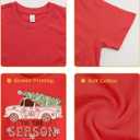 Toddler Girls Christmas Shirt for Boys Kids Ugly Xmas T-Shirt Short Sleeve Cotton Tee Top 2-8 Years