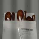 6in Wooden Spoons, 6pcs Soup Spoons Set, Small Wooden Utensils for Coffee, Tea, Jam, Sugar, Ice Cream and Bath Salts (6pcs 6in)