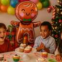 2 x Beaumode 18inch Valentines Day Heart Balloon Set 25pcs Metallic Mylar Balloons for Galentines Day Bachelorette Engagement Birthday Proposal Photo Backdrops Party Decorations (Christmas)