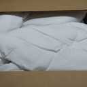 Bedsure Comforter Duvet Insert - Quilted Comforters King Size, All Season Duvet, GentleSoft Down Alternative Bedding Blanket, with 8 Tabs, Gifts for Women/Men, White, King 90 x 102 Inches
