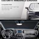 Pigenius Windshield Sun Shade for Ford F-250/F-350/F-450/F-550/F-600 2017-2022 - HyperShield