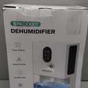 Dehumidifier, 106 OZ Water Tank (1000 sq.ft) Dehumidifiers for Home, Quiet Dehumidifier for Bathroom Bedroom Basement RV with Timer Setting, Auto Shut Off, 7 Colors LED Light, Sleep Modes, White