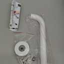 12 Inch Grab Bars for Wall White, Safety Shower Grab Bars for Seniors Elderly Handicapped, Handicap Grab Bars for Shower with Concealed Screws, Tesuchan