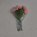 Buart Artificial Tulip in Bulk for Home Kitchen Wedding Bridal Bouquet,Fake Flowers for Valentine's Day Mother's Day Easter Table Centerpieces Decorations(Peach,Real-Touch,12pcs)