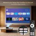 [850ANSI/Built in Apps] Portable Mini Projector with WiFi and Bluetooth, Kogata Outdoor Movie Proyector, Electric Focus/4P Keystone/HDR10, 1080P HD Projector for Bedroom Home Theater