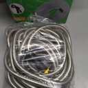 Garden Hose 50ft, Heavy Duty Stainless Steel Water Hose with 10 Functional Nozzles, No Kink, Lightweight and Flexible, Easy to Use and Store, Strong and Sturdy, Suitable for Yard and Lawn