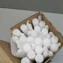 Tuyai 36 Pack Tall White Taper Candles, 10 inch (H) Dripless, Unscented Dinner Candle, Smokeless Taper Candles, Paraffin Wax with Cotton Wicks, 8 Hours Burn Time