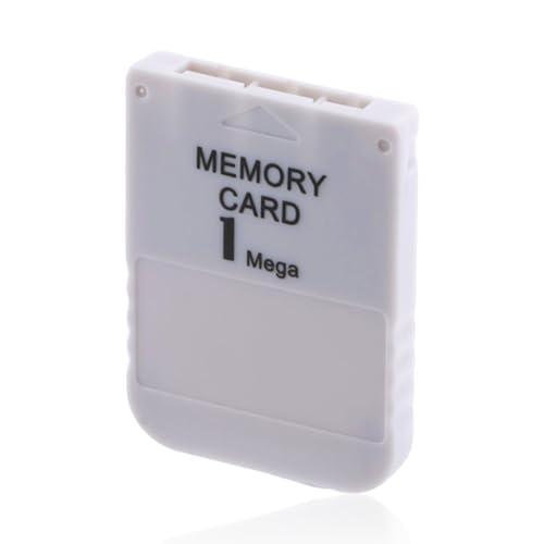 1MB Memory Card Compatible for PS1 Game Console Fast Read Write,Game Saving Card Compatible with PS1 Classic Game Systems