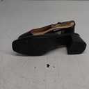 DREAM PAIRS Women's Low Chunky Heels Slingback Square Toe Block Dress Shoes Closed Toe Comfortable Wedding Work Pumps 9