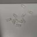 Lallisa 100 Pack 2ml Glass Vials with Screw Black Caps, Leakproof Small Glass Bottles Bulk, Mini Sample Vials with Plastic Stoppers for Essential Oils, Samples, DIY Crafts, Travel Containers