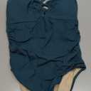 Blooming Jelly Womens One Piece Swimsuit Slimming Tummy Control Bathing Suit Shapewear Full Coverage Swim Suits (X-Large, Blue)