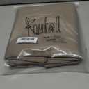 KOUFALL Light Brown Curtains 63 Inch Length,Grommet Blackout Drapes Window Darkening Thermal Insulating Vintage Curtains 63 Inches Long 2 Panel Set for Bedroom Living Room,Taupe