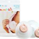 Munchkin Breast Milk Collector Cups with Storage Plug, Food Grade Silicone, BPA Free, 1.5 Ounces Each - Discreet & Comfortable, Leak Free, Breastfeeding Essential for Postpartum Moms, 2 Pack