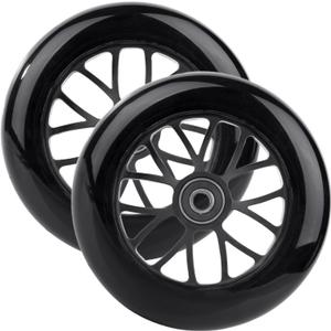AOWESM 125mm 85a Scooter Wheels with ABEC-9 Bearings for Razor A3 Kick Scooters - Precision Fit, Durable & Smooth Ride (2-Pack, Black)