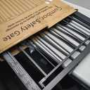 Cumbor 29.7-46" Baby Gate for Stairs, Mom's Choice Awards Winner-Auto Close Dog Gate for The House, Gifts for Mom, Easy Install Pressure Mounted Pet Gates for Doorways, Black