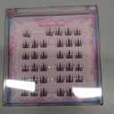 Ninetynine Dreams No Glue Stardream Self-Adhesive Lashes, 8-12mm Length, C+ Curl, Synthetic Fibers, Beginner Friendly Press On Daily Soft Spiky Thin Self Adhesive Band DIY cluster Falsies Eyelash