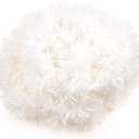 CCINEE 33FT Christmas Tinsel Garland,White Metallic Garland for Christmas Tree Party Indoor Outdoor Decoration