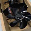 12-Blade Wood Stove Fan Heat Powered Fireplace Fan, Dual Motor Thermoelectric Fan New Designed for Home Wood/Buddy Heater/Gas Stove, Outdoor Auto-adjust Heating Accessories Adjustment