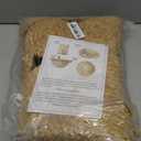 KEMA Jute Area Rug 3ft Round Natual Braided Dot Handwoven Rug Rustic Vintage Reversible Boho Area Rugs for Farmhouse, Living Room, Bedroom, Patio, Kitchen