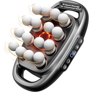 LEVILO 16 Head Massage Gun Deep Tissue for Neck, Shoulder, Back Massager  Electric Neck Massager for Muscle Recovery  Quiet, Portable & Powerful Full Body Tool  Ideal Gift for Men & Women