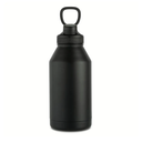 Stainless Steel Ranger Water Bottle with Easy Carry Loop, Narrow Spout & Wide Mouth for Ice – 64oz Black