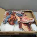 4 Pcs Large Africa Christmas Nativity Scene Outdoor 45'' Black Escena De La Natividad Spanish Jesus Joseph Mary Sheep Yard Decor Weatherproof PVC Christian Outside Decor Sets for Yard Lawn