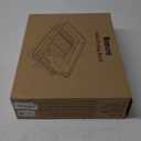 Kitsure Dish Drying Rack for Kitchen Counter, Stainless Steel Sink Organization and Storage Essentials with Cutlery Holder, Home and Appartment Decor, 12''W x 15.5''L, Black