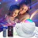 Mycket Star Projector, Galaxy Projector Light, LED Night Light Lamp, Night Light Projector with Remote 360Rotating Sleep Soothing Colors Changing Music Bluetooth Speaker Timer Fuction for Bedroom