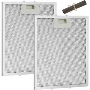 W10169961A 10.5 x 12 in Range Stove Grease Filter Compatible with Whirl.pool Ik.ea Kitchen.Aid Jenn.Air Brands Some Range Hoods - 2PC by Fetechmate