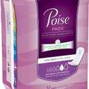 Poise Incontinence Pads, Maximum Absorbency, Regular, 48 Count (Pack of 2)