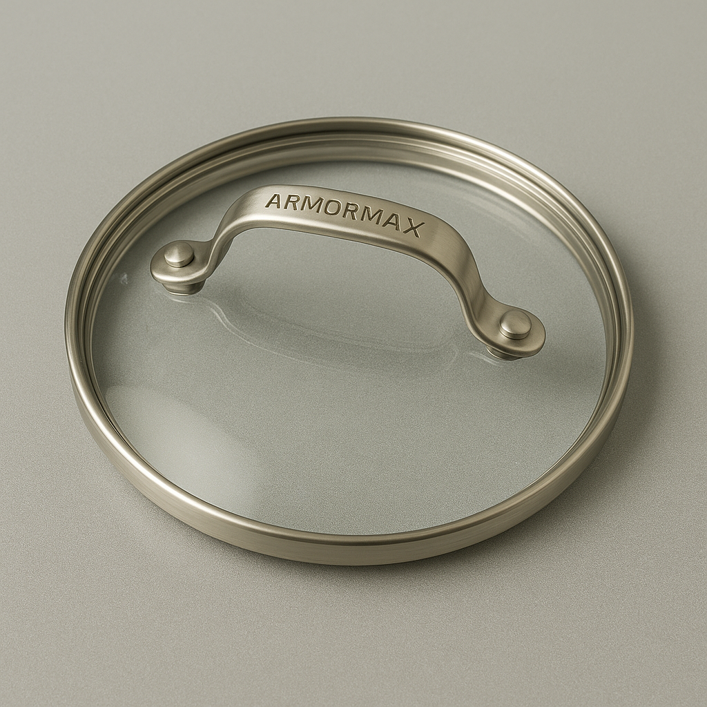 ArmorMan Lids Granite Stainless Steel Lids 6" and 7.5"