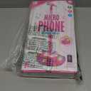 KonHaovF Kids Karaoke Machine with Lights,Microphone with Adjustable Stand Singing Karaoke Machine for Girls Boys (Pink)