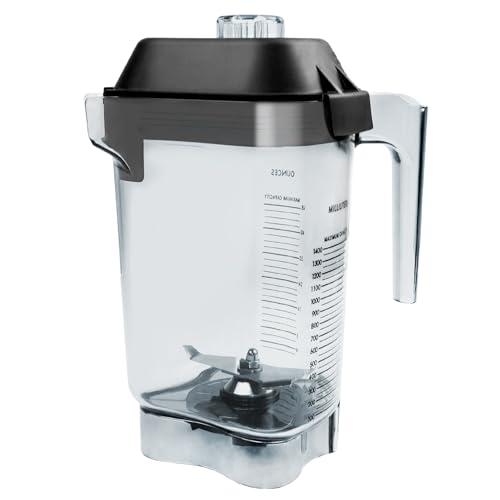 Blender Pitcher 48oz, Compatible with vit VM0145 VM0100A 36019 16016 15978 Commercial etc, Blender Pitcher Container Jar Cup