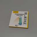 Glocusent USB Rechargeable Book Light, Portable Clip-on LED Reading Light, Reading Lights for Books in Bed with 3 Amber Colors & 5 Brightness Dimmable, Compact & Long Lasting, Perfect for Book Lovers (Blue)