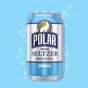 Polar Seltzer Water Original, 12 fl oz cans, 18 pack (EXP 11/05/27)