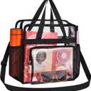 Oraben Clear Tote Bag Clear Bag Stadium Approved 12x6x12 Stadium Bag for Work, Sports Games,Gym