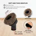 Vacuum Attachments & Brushes for Dyson V7 V8 V10 V11 V15 Gen5: Flexibible Crevice Tool, Horsehair Vacuum Attachment, Traceless Dust Brush (Home, Car Detailing & Corner Cleaning Set)