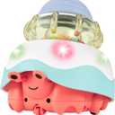 Skip Hop Baby Crab Crawl Toy Stack & Crawl 4-in-1 Sensory Development Infant Tummy Time Toy with Lights Sounds and Music Age 5m+