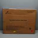 Sportneer Stadium Seats with Back Support: 2.5'' Thick Comfy Cushion 6 Adjustable Angle Bleacher Seat with Armrest - 2 Large Pockets, 2 Cup Holders Stadium Chair for Sport Events Concerts Parks (Extra Wide - 24", Black)