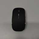 Wireless Mouse Chargeable Portable Silent USB-A and Type-C Dual Mode Wireless Mouse 3 Adjustable DPI for Laptop, Mac, Android, PC (Q23S Black) (Black)