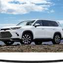 BIBLOZ Rear Bumper Protector Compatible with Toyota Grand Highlander LE/XLE/Limited/Platinum 2024 2025 2026 Accessories ABS Material Rear Bumper Guard Trim(Not for Highlander)