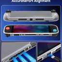 Clear Case Protector for Nintendo Switch 2(2025), KOVA TPU Grip Protective Cover Skins for Nintendo Switch 2 Joypad & Console with Tempered Films& Thumb Caps, Accessory Kits Compatible with New Switch