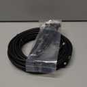 Elecan Mini Toslink to Toslink Digital Optical S/PDIF Audio Cable 35 Ft, Gold Plated Soft Flexible Fiber Optic Cable,Signal Protection PVC,Surround Sound for Soundbar,Home Theater,Hi-Fi System+Ties MI