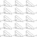 JSP Manufacturing 100 Pack Recycled Clear V2-Mini Roof Guard Snow and Ice Guard Prevent Sliding Ice Snow Stop Buildup Plastic