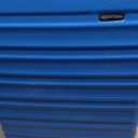 Amazon Basics 30" Hardside Large Checked Luggage, Expandable For Up to 15% More Space, With Scratch-Resistant Surface, Four Multi-directional Wheels, Telescoping Handle, Light Blue