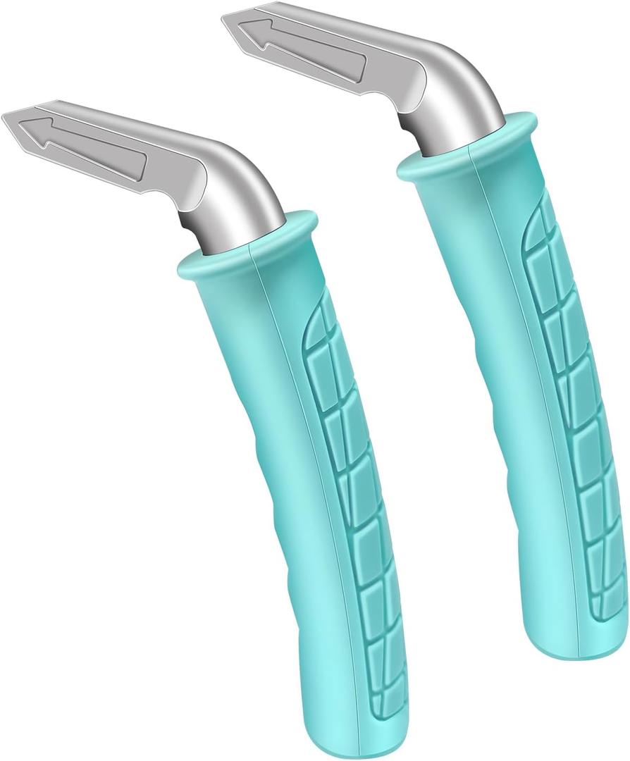 Car Handle Assist for Elderly Car Door Handle for All Vehicles Car Support Handle - Portable Assistive Device for Elderly and Handicapped - Best Gifts for Seniors (2 Pack) (Green)