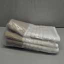 OIAHOMY 108L Extra Large Blanket Basket, 25x16x16 Rectangle Woven Cotton Rope Baskets for for Living Room, Toy Storage with Handle- Gradient Light Brown